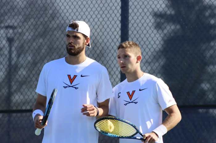 William Woodall and Gianni Ross, Virginia Cavaliers men's tennis